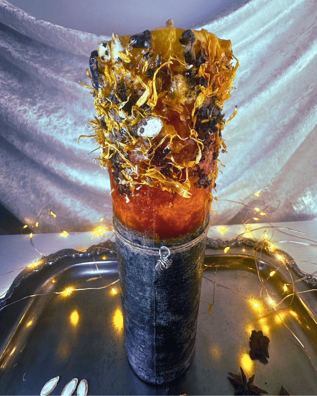 Autumn Equinox Ritual Candle | Large Scented Pillar Candle 24 oz ProductFate & Flame