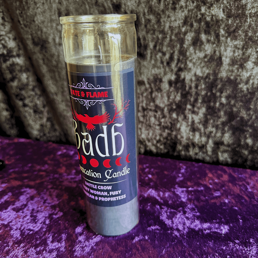 Badb Catha Candle Product Fate & Flame