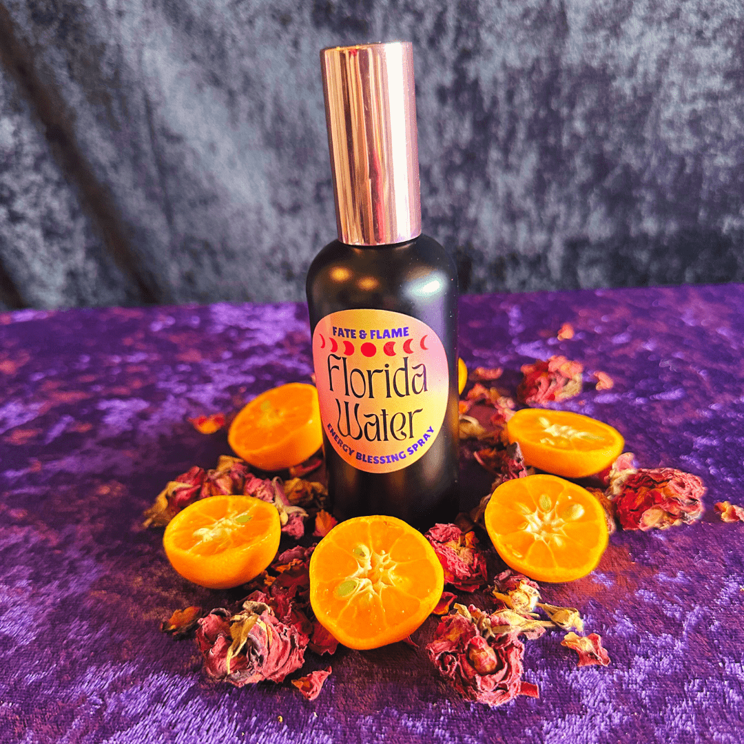 Florida Water Spray - Positive Energy, Cleansing, Blessing, Moon Water, Reiki ProductFate & Flame