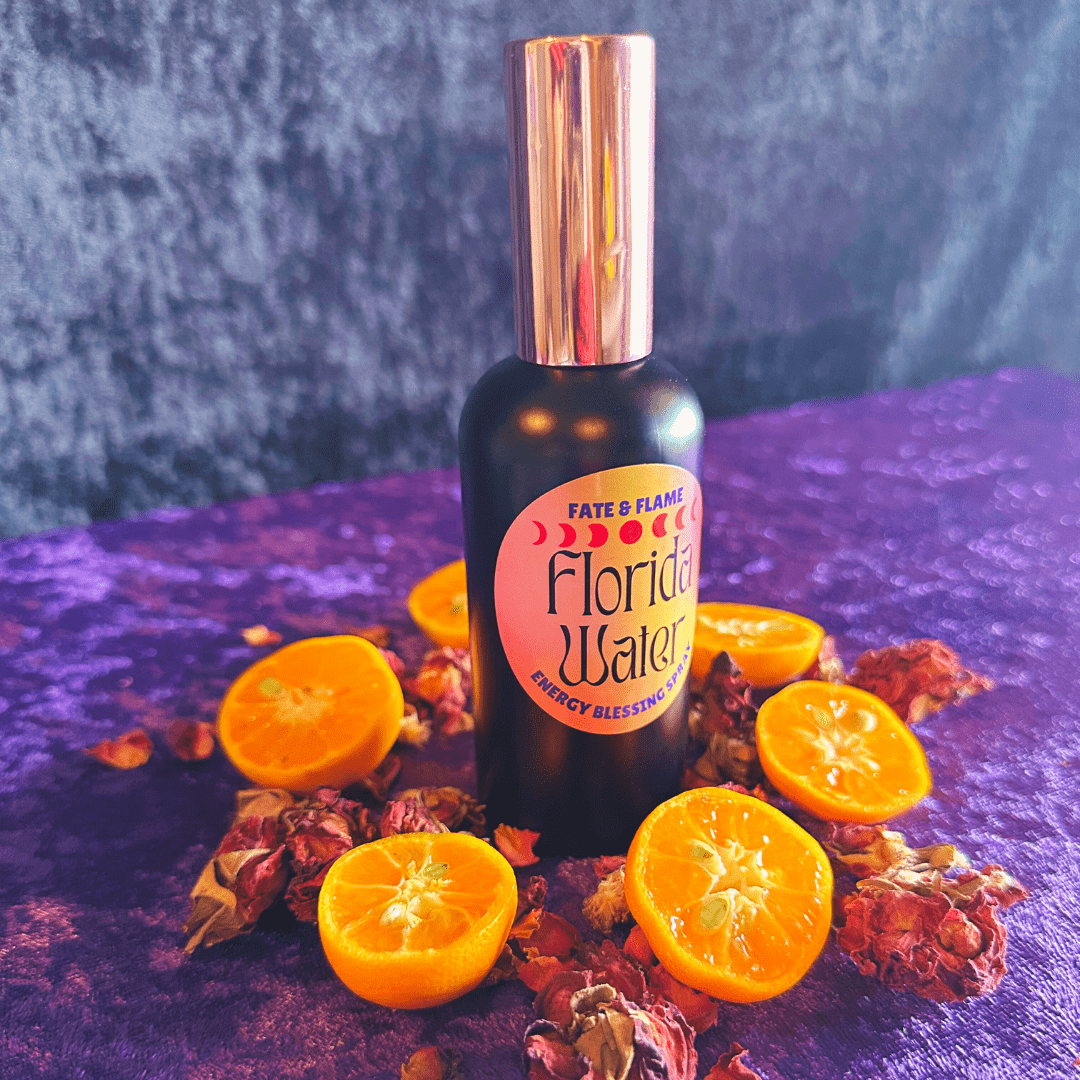 Florida Water Spray - Positive Energy, Cleansing, Blessing, Moon Water, Reiki ProductFate & Flame