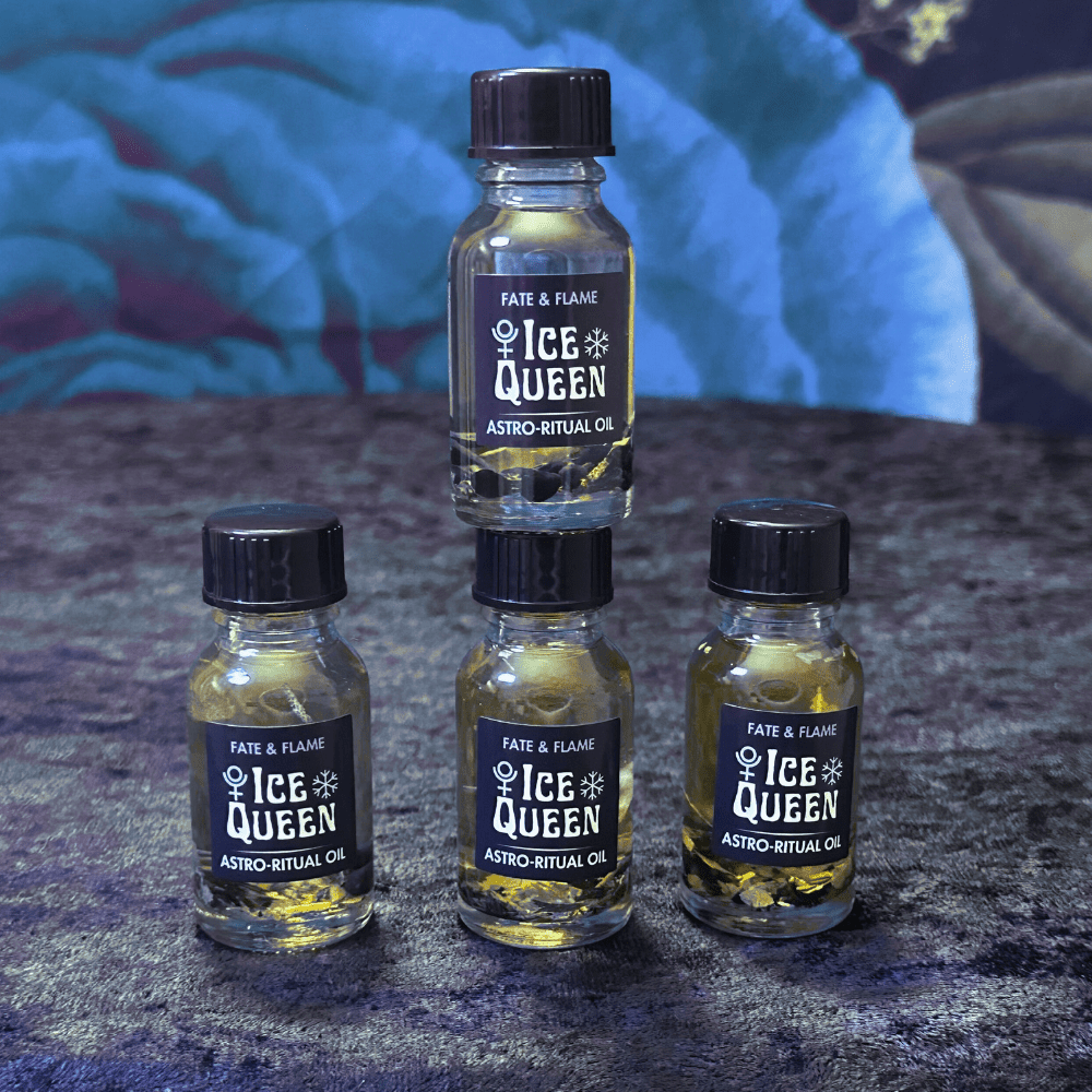 Ice Queen Pluto in Aquarius Ritual Oil - Freeze, Banish Enemies, Create New Beginnings - Fate & Flame