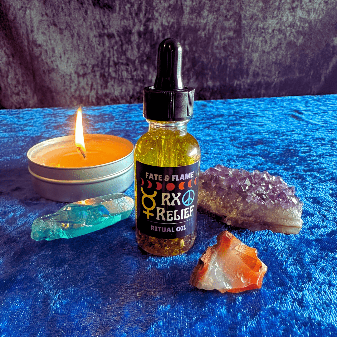 Mercury Retrograde Oil - Remove Obstacles, Communication, Money Flow Product Fate & Flame