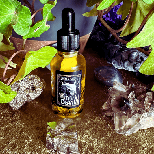 The Devil Tarot Card Oil - Handmade Ritual Oil by Fate and Flame