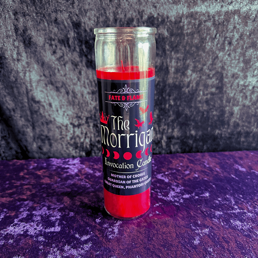 The Morrigan Candle Fate & Flame Handmade