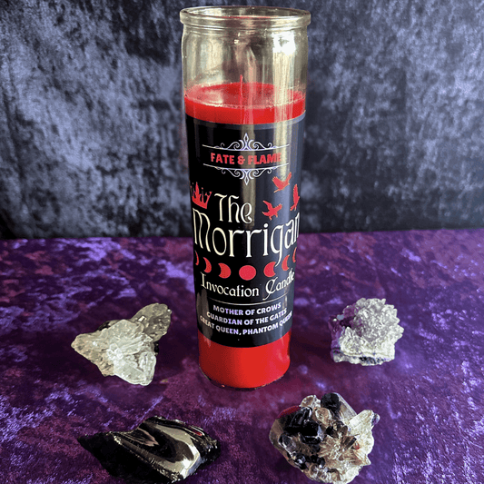 The Morrigan Candle Product Fate & Flame