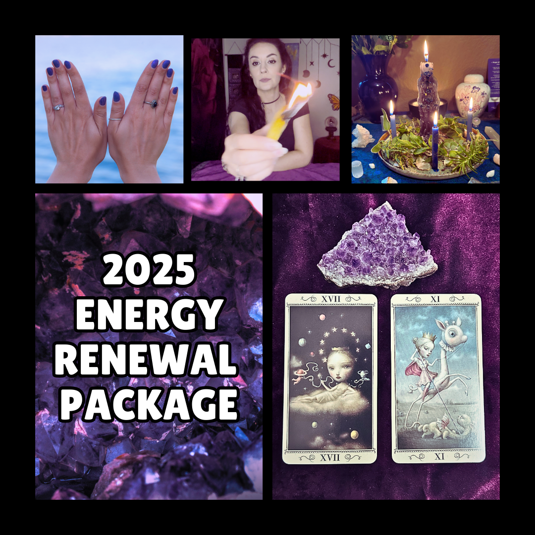 New Year Energy Renewal Package - Choose from Tarot Reading, Reiki, Deep Cleansing Ritual, or Combo!