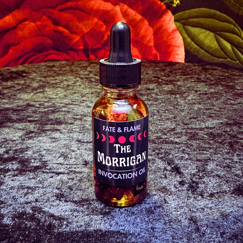 Morrigan Ritual Oil | War Goddess Invocation, Justice, Strength