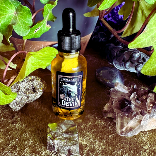 The Devil Tarot Card Ritual Oil