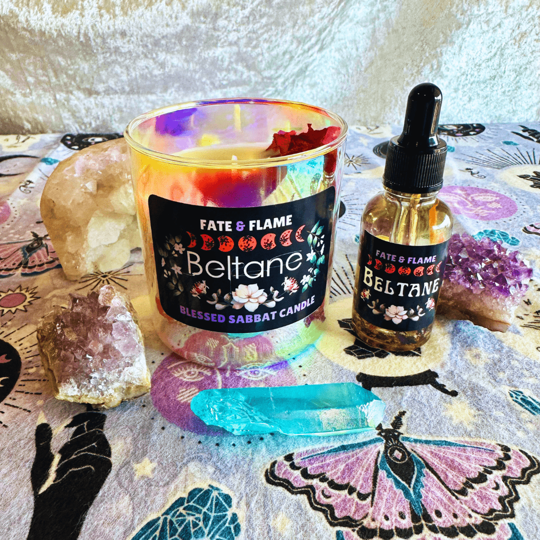 Beltane Candle and Oil Set ProductFate & Flame