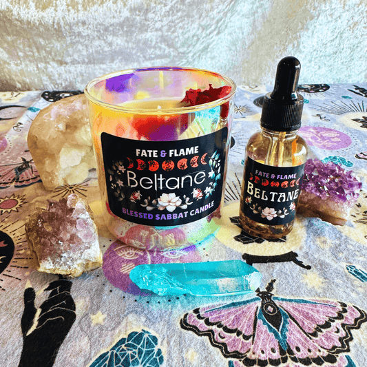 Beltane Candle and Oil Set ProductFate & Flame