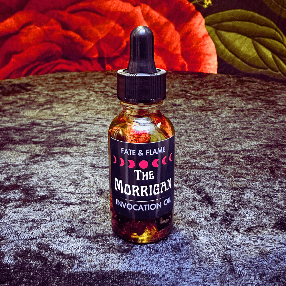Morrigan Ritual Invocation Oil ProductFate & Flame