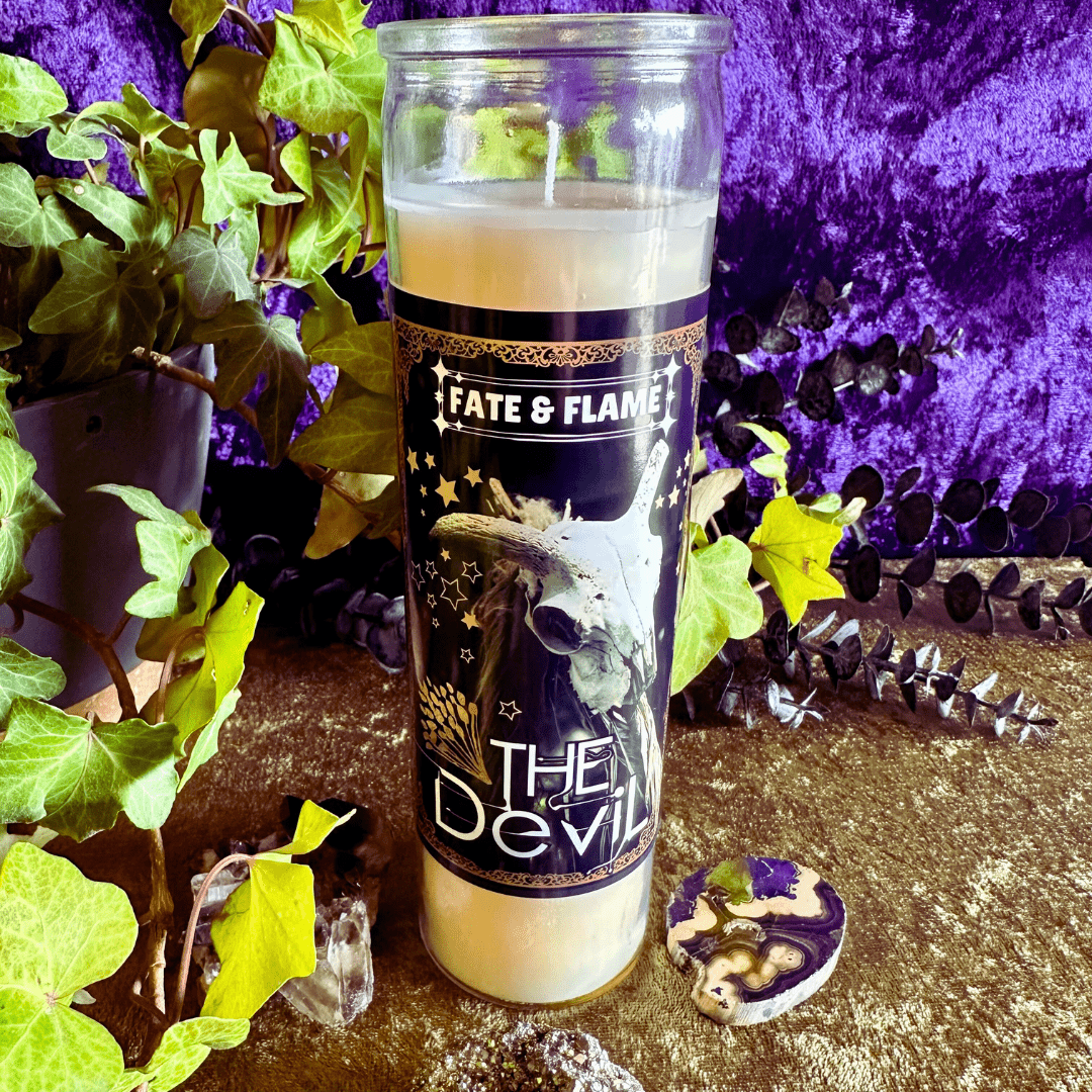 The Devil Tarot Card Ritual Candle ProductFate & Flame